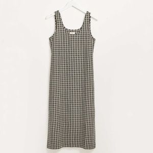 Lou and Grey black and White Checkered Dress
